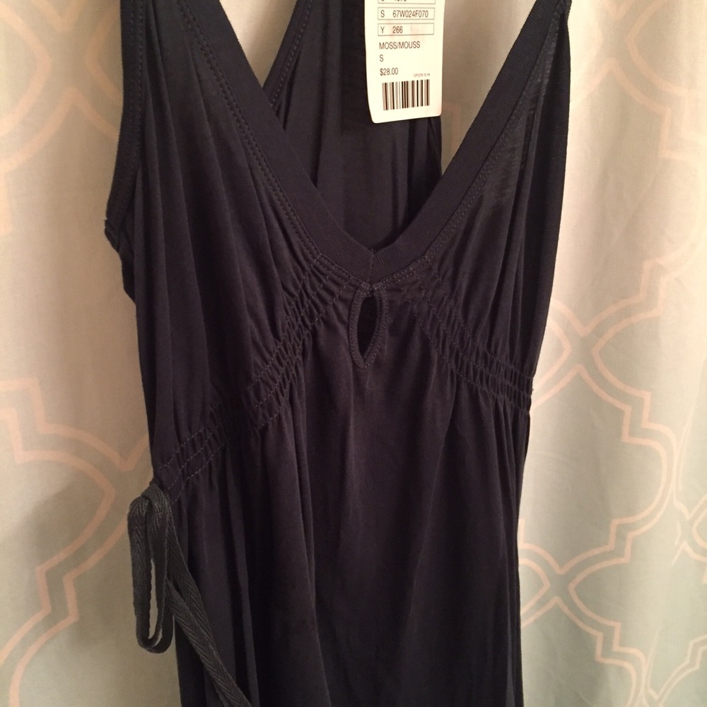 Dark Grey Racerback Tank top