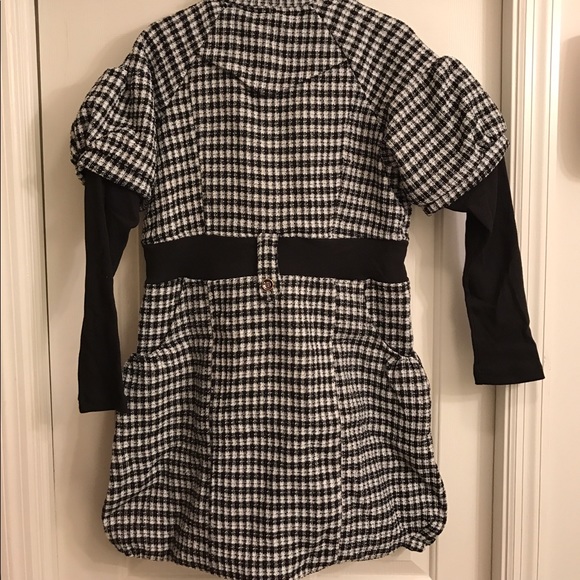 Double Breasted Jacquard Tweed Jacket - Picture 3 of 4