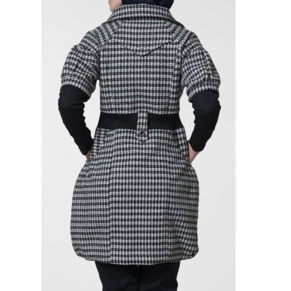 Double Breasted Jacquard Tweed Jacket - Picture 4 of 4