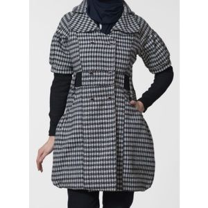 Double Breasted Jacquard Tweed Jacket