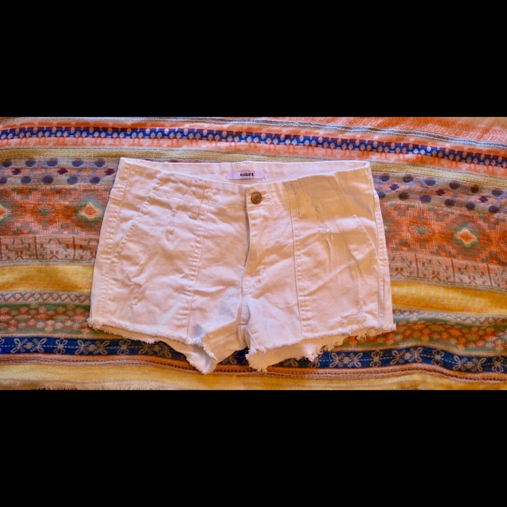 White Shorts