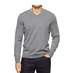 Men's Calvin Klein Merino Wool Grey Sweater