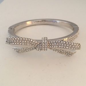 kate spade silver bow bangle