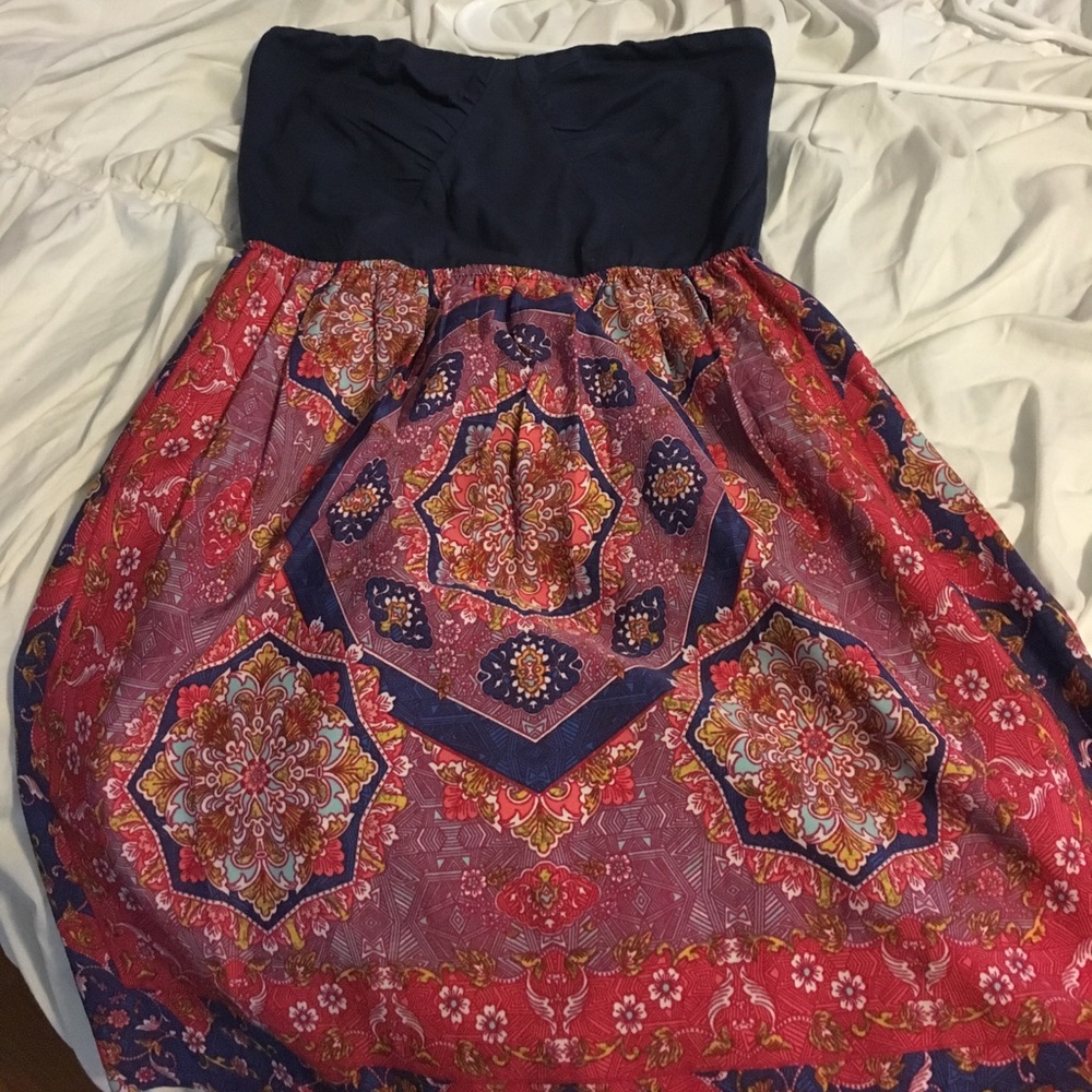 Roxy strapless dress