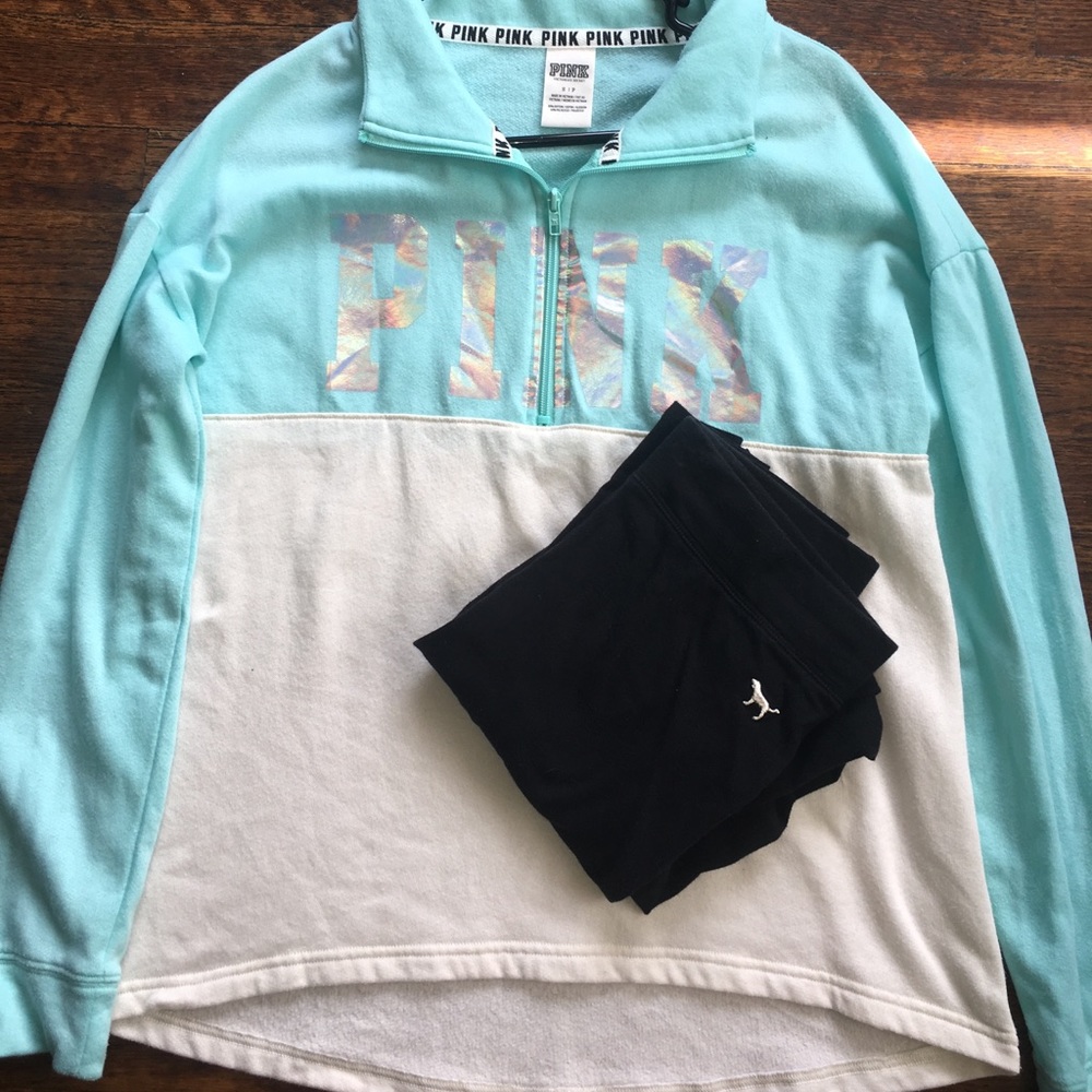 PINK Bundle - leggings and sweater