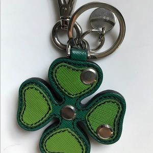 Green Leaf Clover Prada keychain