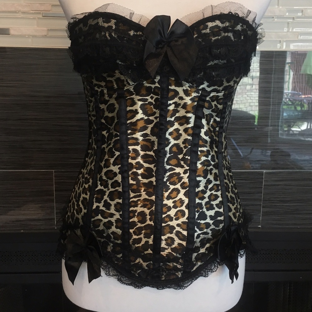 Sexy Leopard Fashion Corset