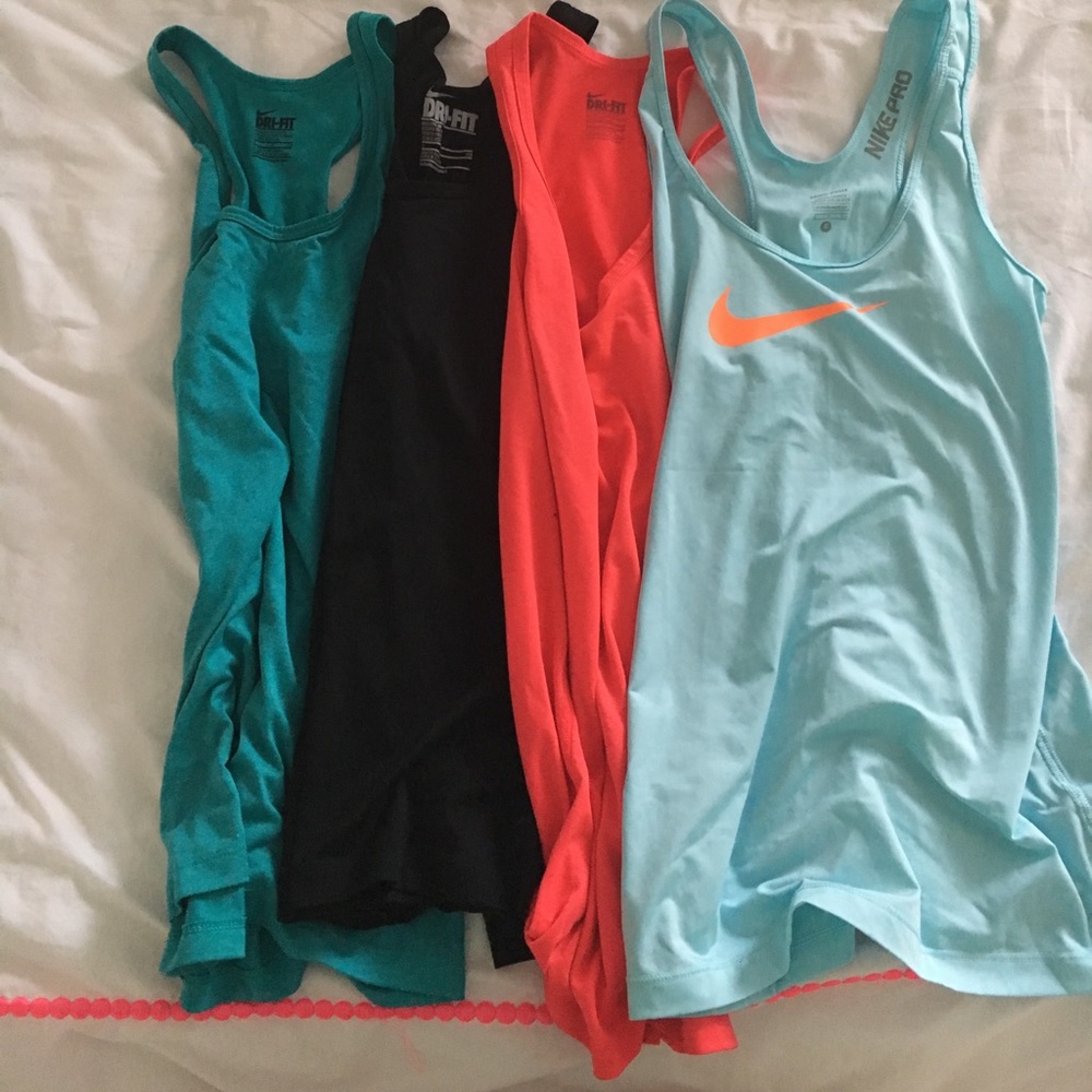Small Nike Pro and DriFit Tanks