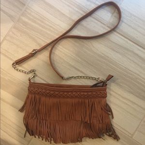 Fringe crossbody purse