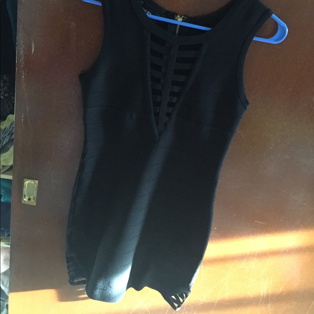 black dress
