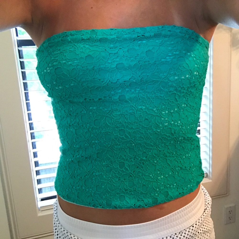 Neon Urban Outfitters crop top