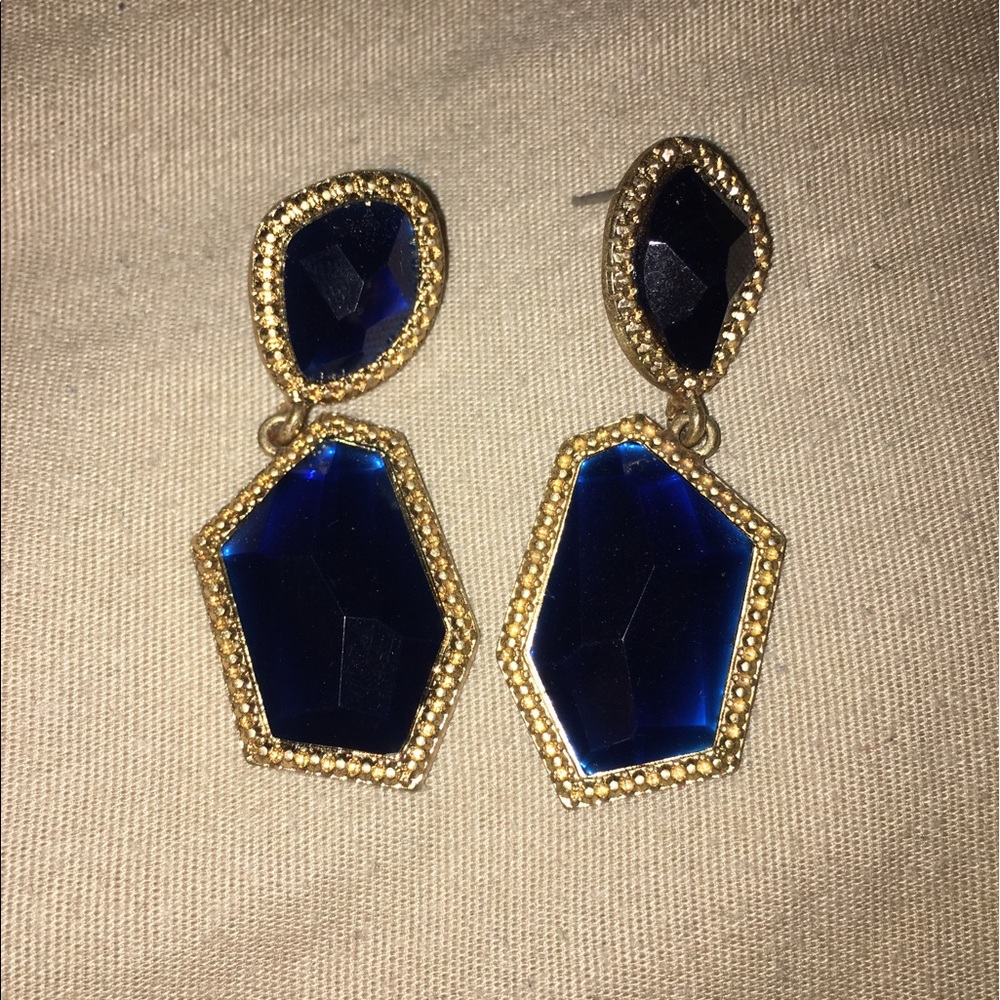 Statement Gem Earring Set (2) - Picture 2 of 2