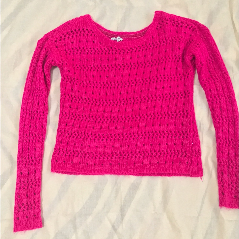 Preowned Crochet Aeropostale sweater
