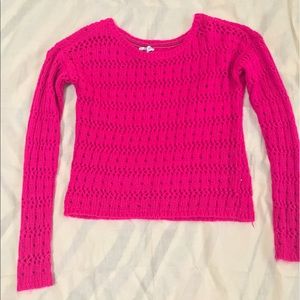 Preowned Crochet Aeropostale sweater
