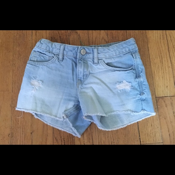 Light Blue Jean Shorts - Picture 1 of 3