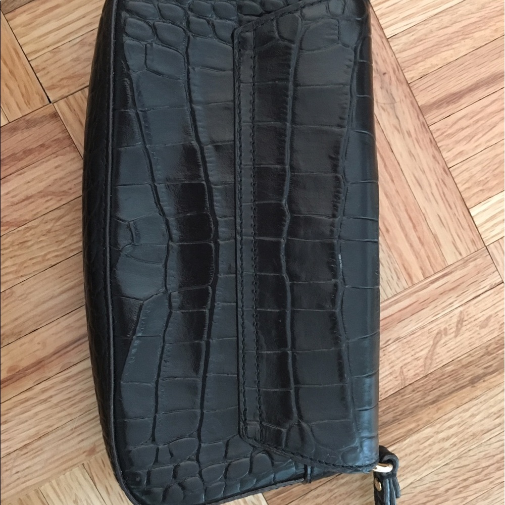 Kate spade black python clutch - Picture 2 of 5