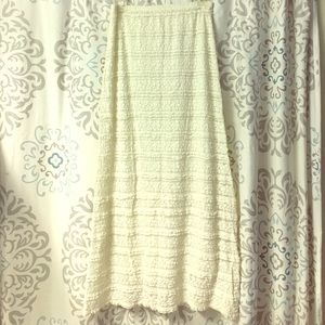 Max Studio stretch lace Maxi skirt