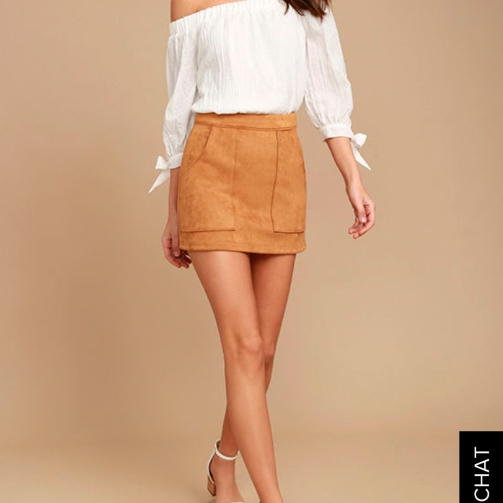 Lulu's Camel Skirt