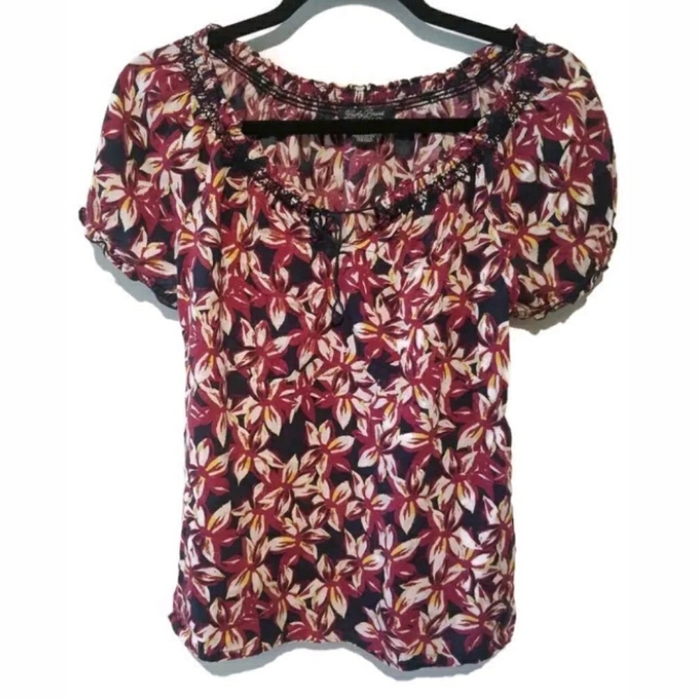 Floral blouse by Lucky Brand
