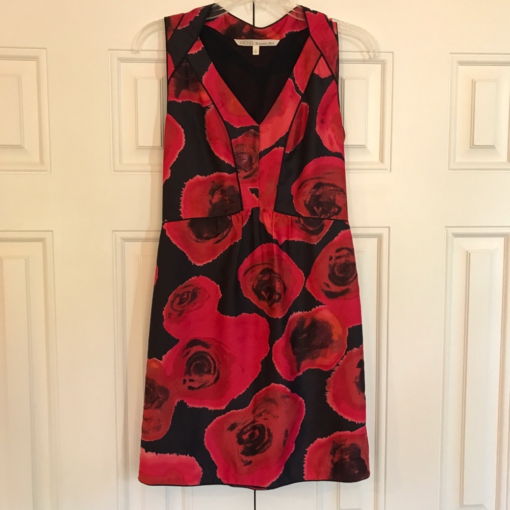 Rachel Roy Red Floral Dress
