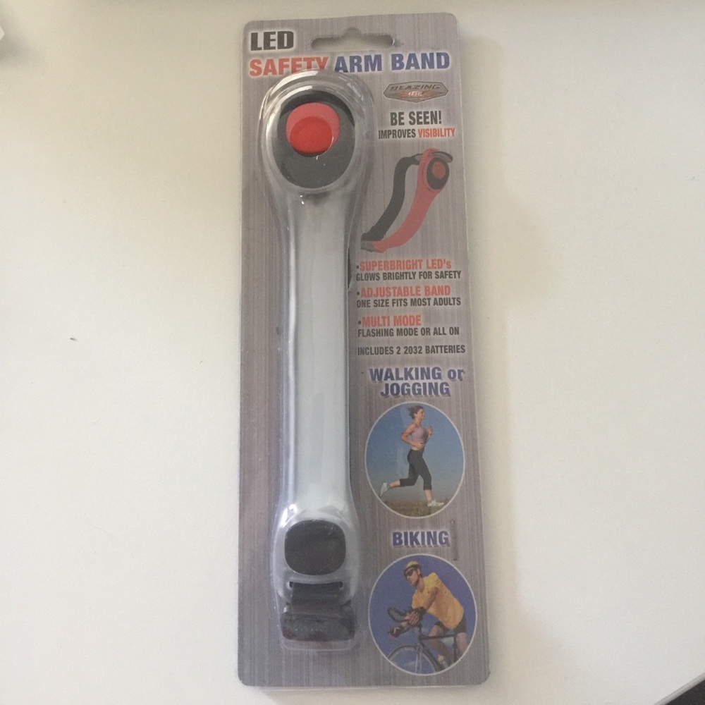 Led safety arm band
