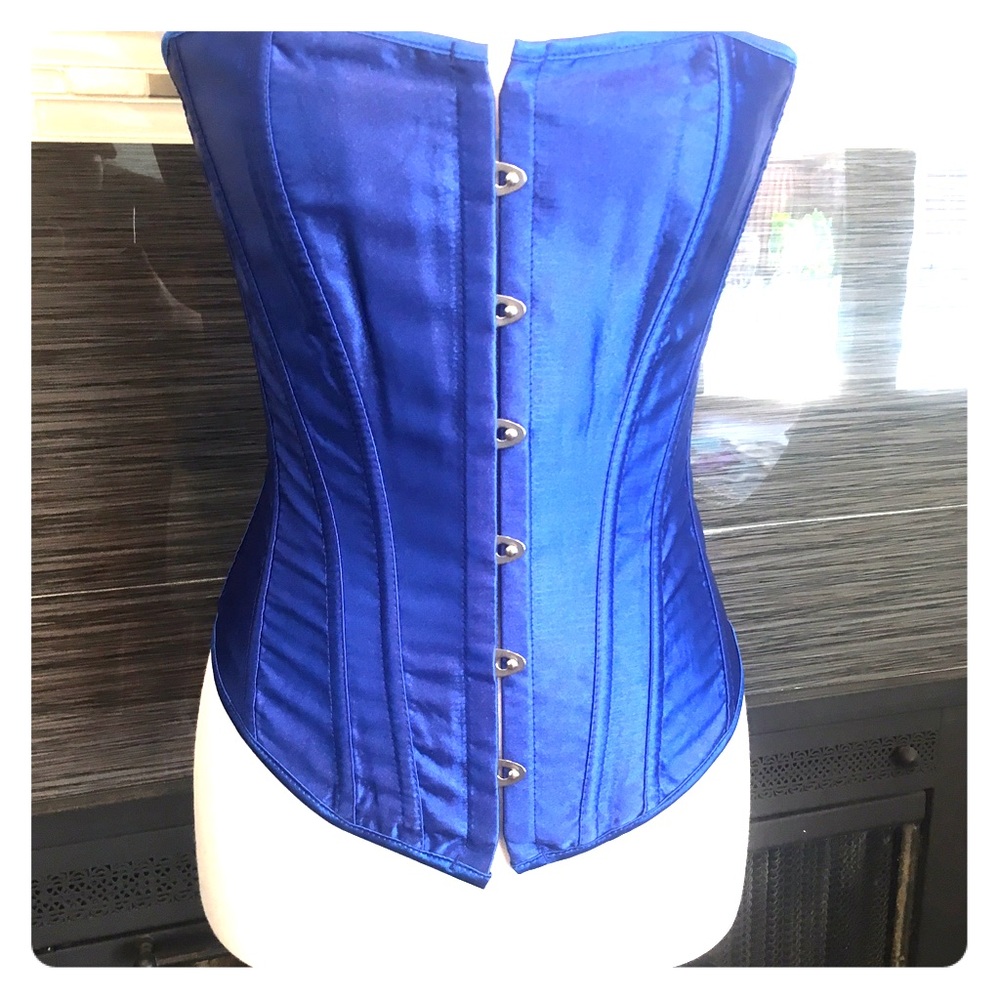 Cobalt Blue Fashion Corset