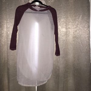 Sheer Baseball Tee with Hood