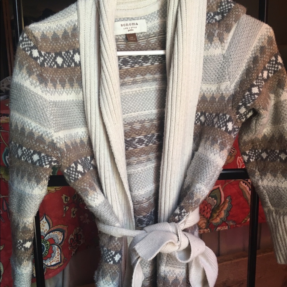 Sonoma Wrap Sweater size Small