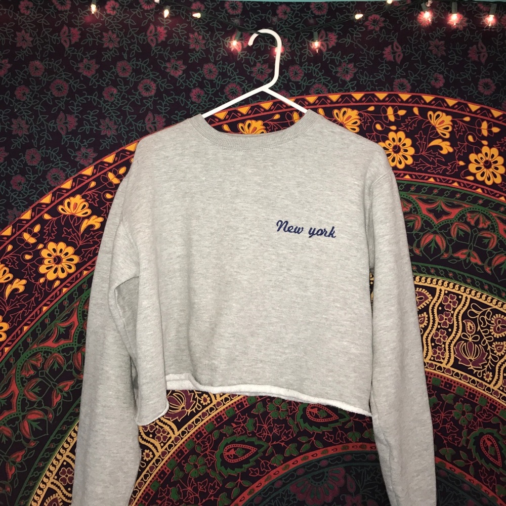 BRANDY MELVILLE CROP TOP SWEATSHIRT