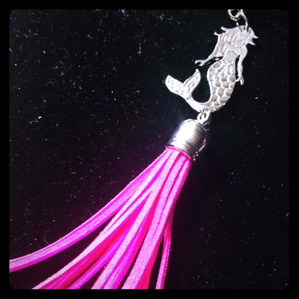 Silver Mermaid Tunic Necklace