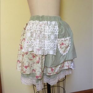 Patchwork Lace Mori Lolita Skirt