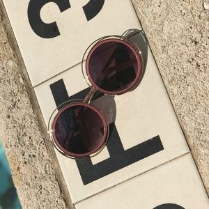 New Round & About (Gold/pink) sunglasses