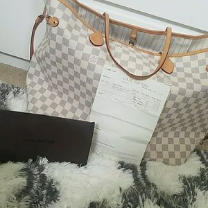 Louis vuitton neverfull GM damier azur