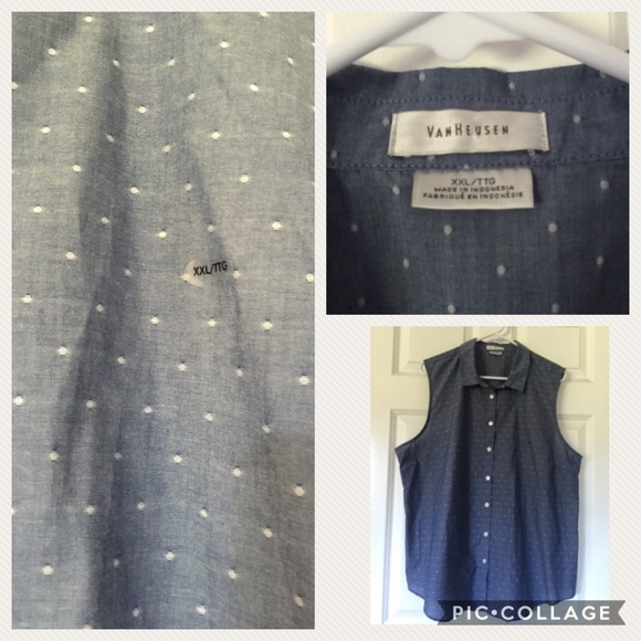 Never wore Van Heusen button down shirt - Picture 8 of 8