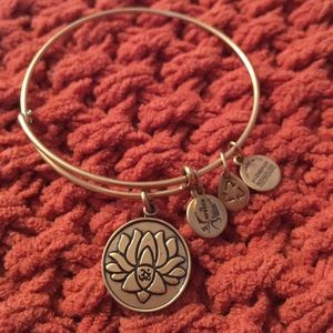 Om Lotus Flower Alex and Ani Bracelet