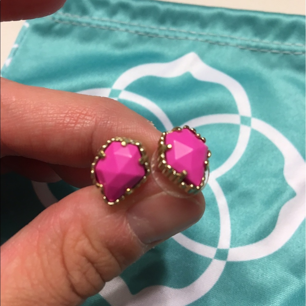 Kendra Scott Magenta Tessa Stud Earrings