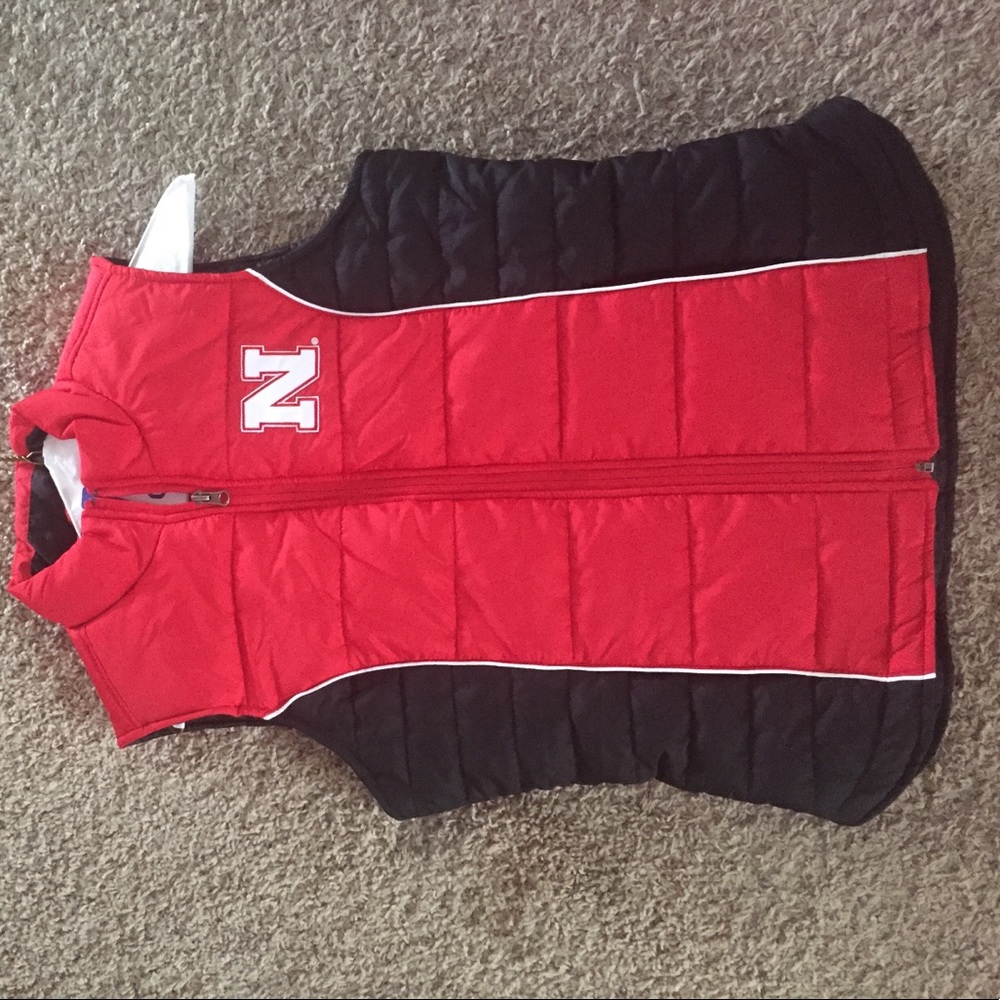 Nebraska husker puffer vest