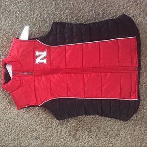 Nebraska husker puffer vest
