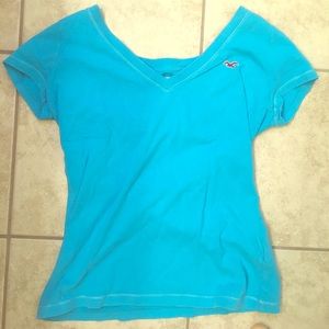 HOLLISTER BRIGHT BLUE TEE