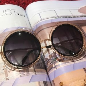 New Round & About ( Gold/Black) sunglasses