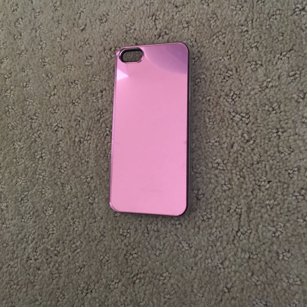 Pink mirrored iphone5 case