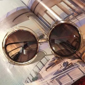 New Round & About (Gold/brown) sunglasses