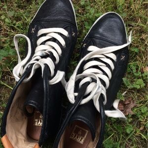 Women's black Melanie high top sneakers