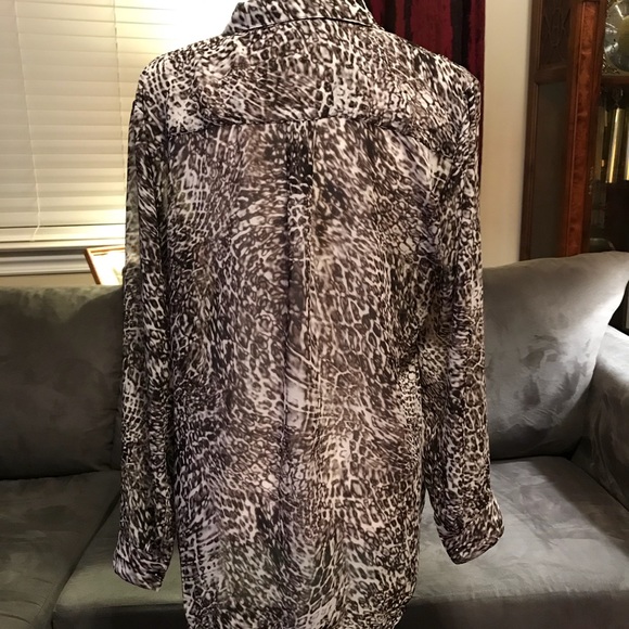 Animal print tunic with metal beading - Picture 2 of 3
