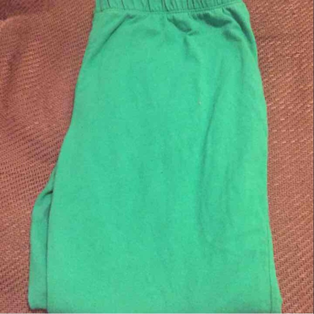 Size 11 green leggings