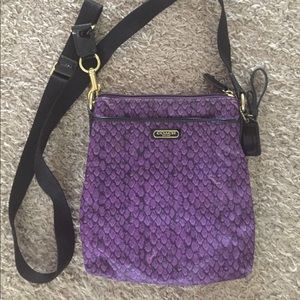 Coach cross body purse