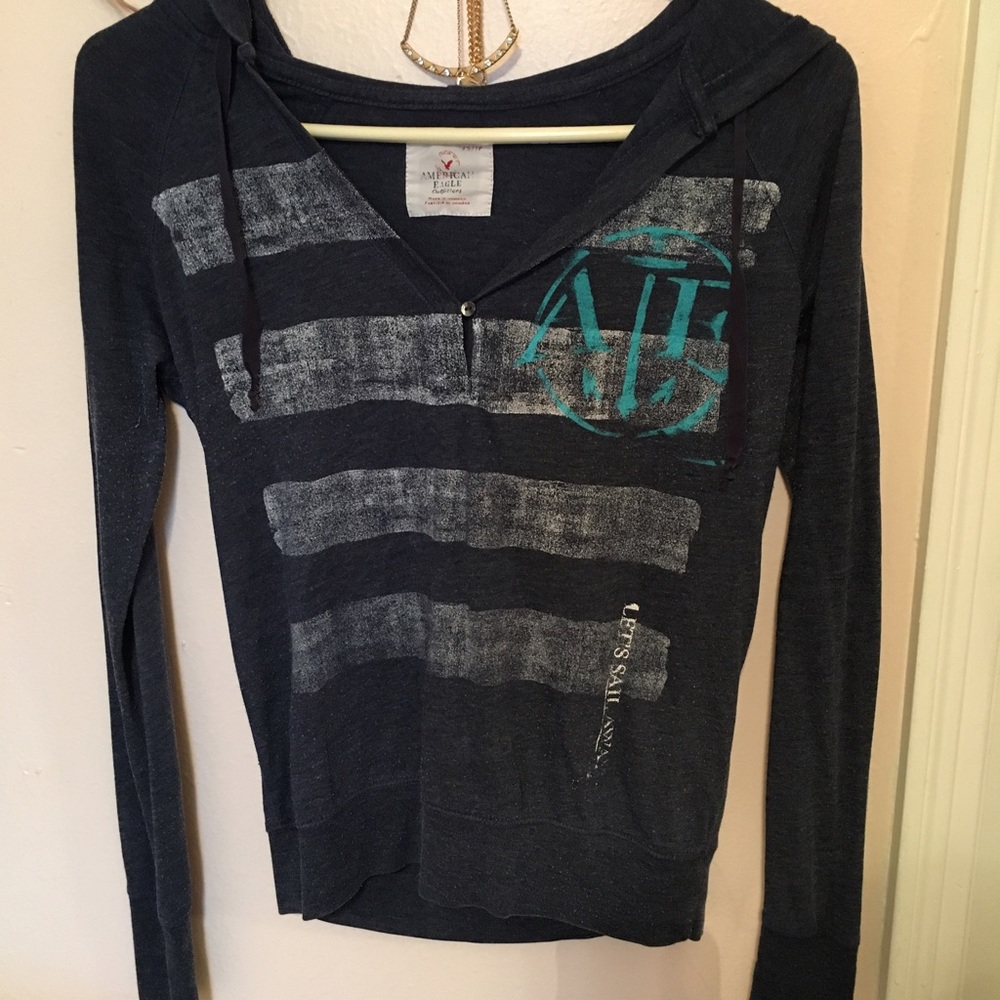 Long Sleeve Top w/ Hoodie