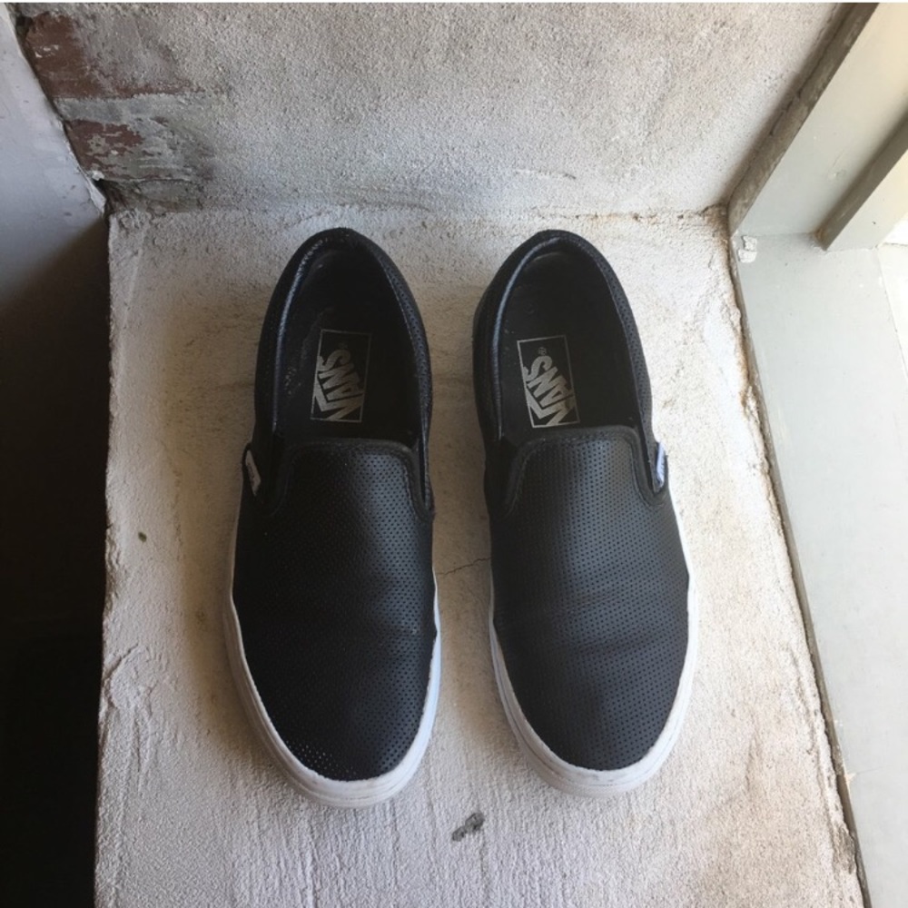 Vans Classic Slip-On in Perforated Leather