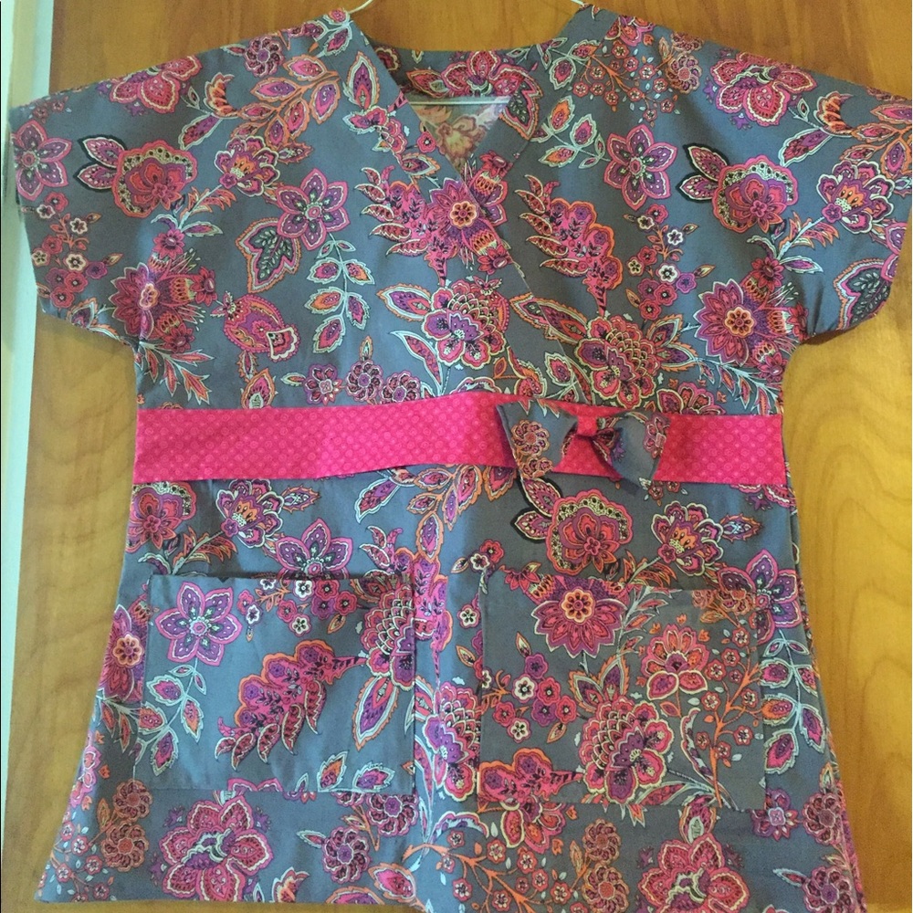 custom scrub top