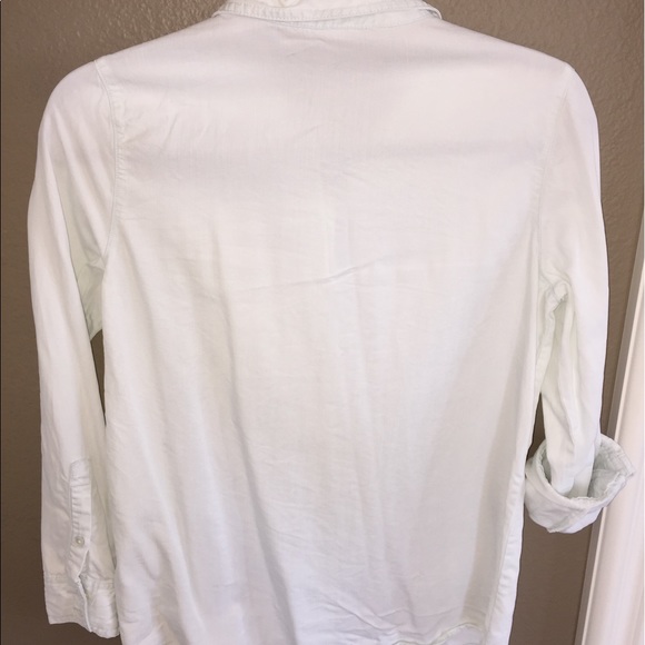 Joie soft bleached indigo button up shirt XS - Picture 3 of 3